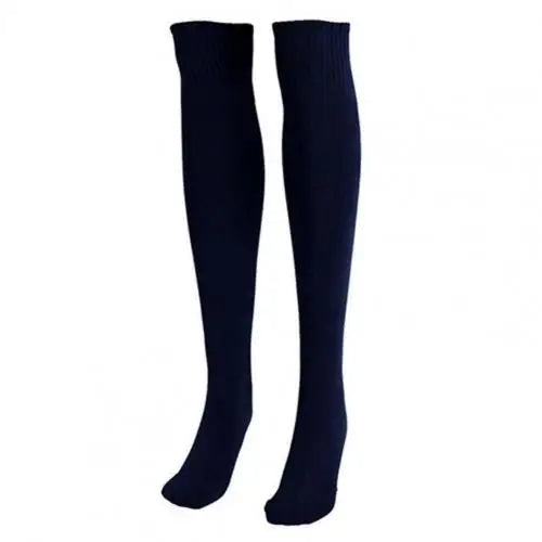 1 Pair Sports Socks Men Women Solid Color Anti-slip Stocking Soccer Football Cycling Knee Socks Sports Basketball Socks