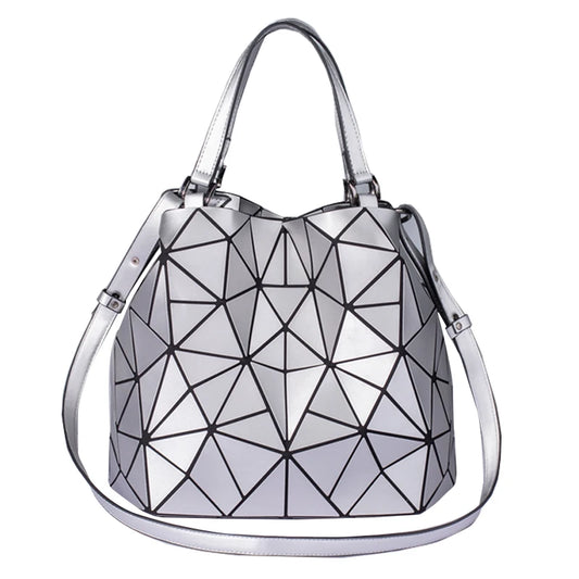 Handbags Bags For Women 2025 Designer Luxury Tote Bucket Bag Fashion Geometric Crossbody Shoulder Messenger Hand Bag Silver